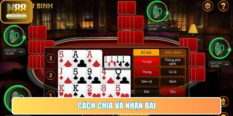 Cách chia và nhận bài