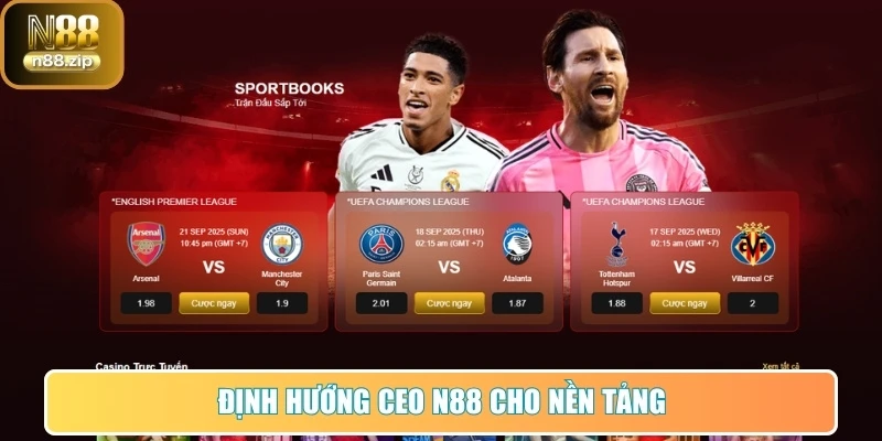 Định hướng CEO N88 cho nền tảng cá cược trong tương lai