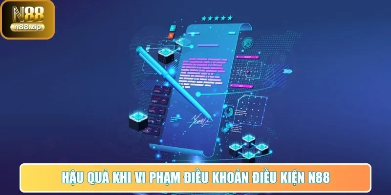 Hậu quả khi người chơi vi phạm điều khoản điều kiện N88