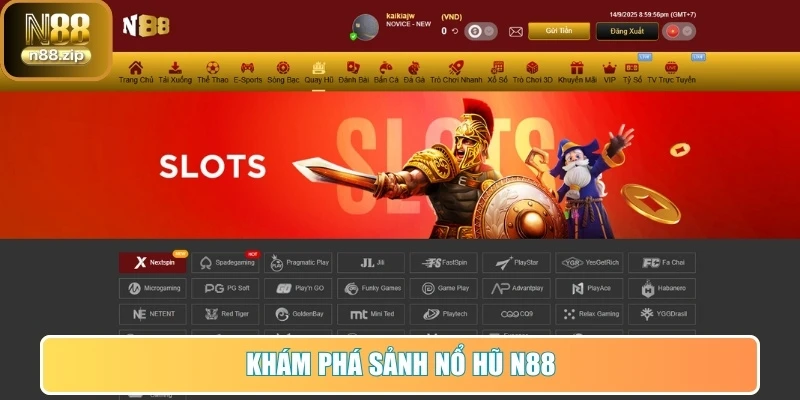 Khám phá sảnh Nổ Hũ tại N88