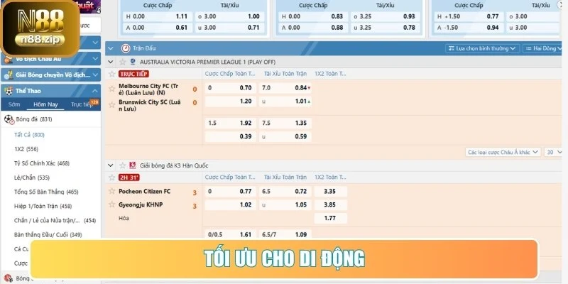 Tối ưu cho di động